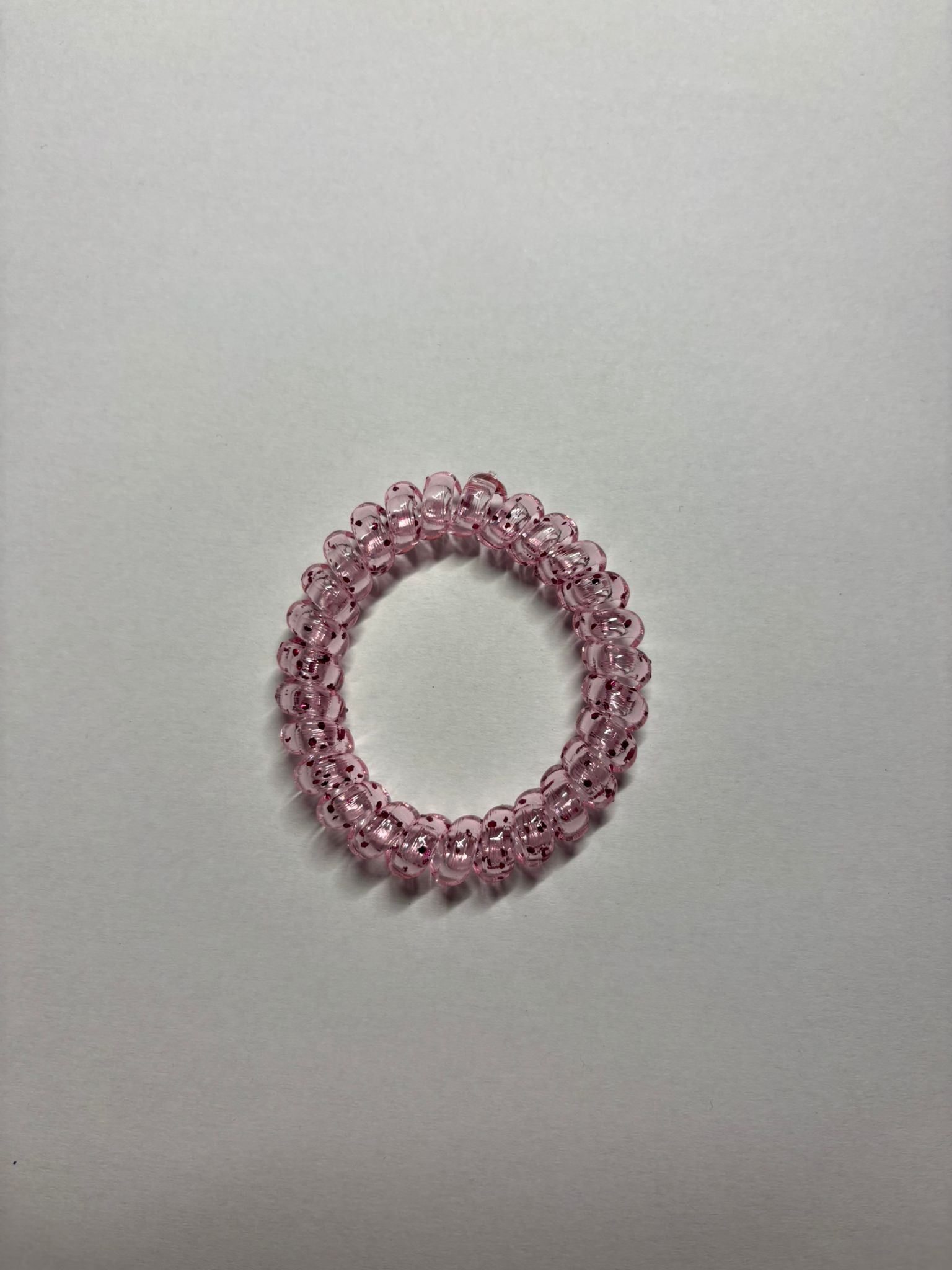 Pastel Purple Spiral Hair Ties – 3-Pack (Pink, Lilac & Purple)