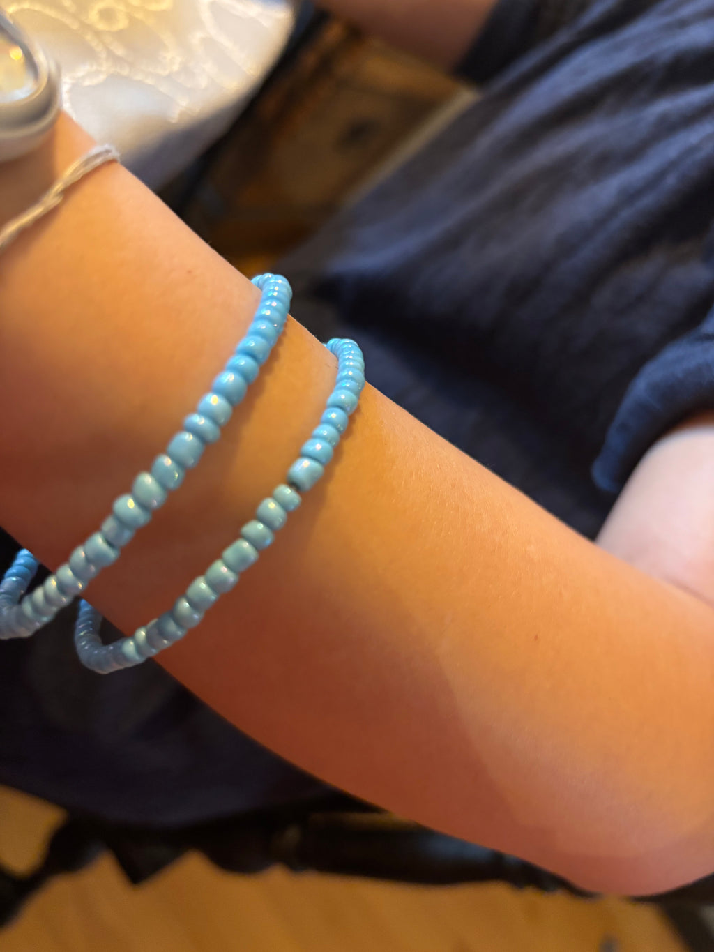 Blue ban gal shiny bracelet 1pc